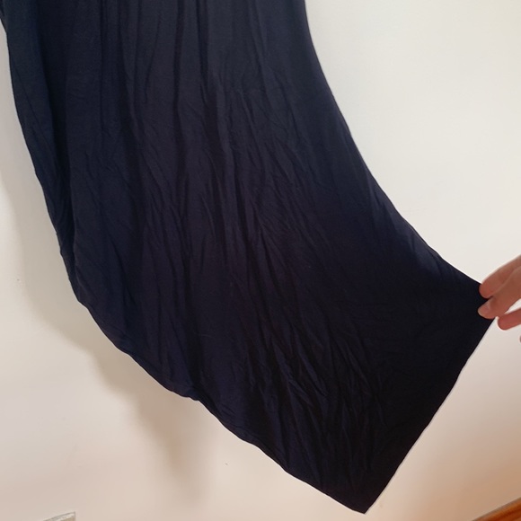 T by Alexander Wang | Black asymmetrical bottom dress | Size M - Picture 4 of 4